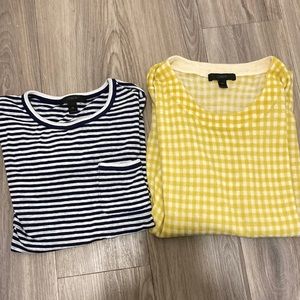 J Crew Lot- T-shirt and sweater